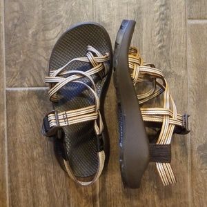 Chaco▪ZX/2 Unaweep double toe strap sandal, size 6